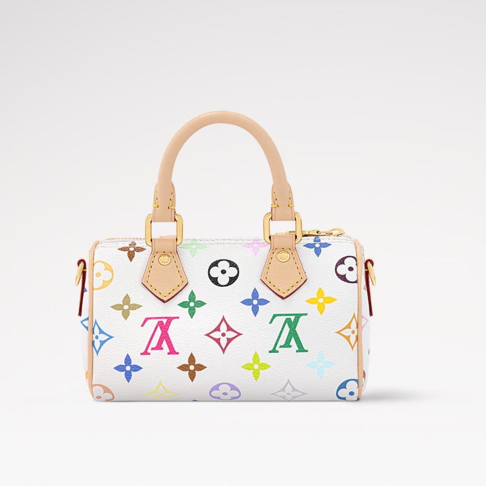 Louis Vuitton White Mini Bag with Iconic Monogram - Picture 2 of 12